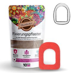 Omnipod Fixierung Pflaster Rot