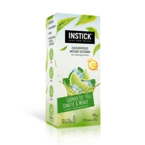 Instick Sugar Free Drinks Powder Green Tea Lime Mint