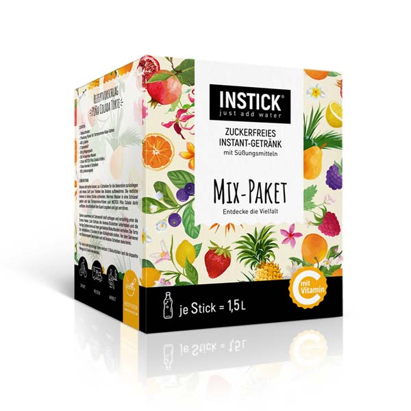 Instick zuckerfreies Getränke Pulver MixPaket