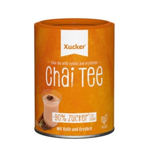 Chai Tee von Xucker mit weniger Zucker
