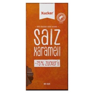 Schokolade Salted Karamell Salz Karamell von Xucker mit Xylit