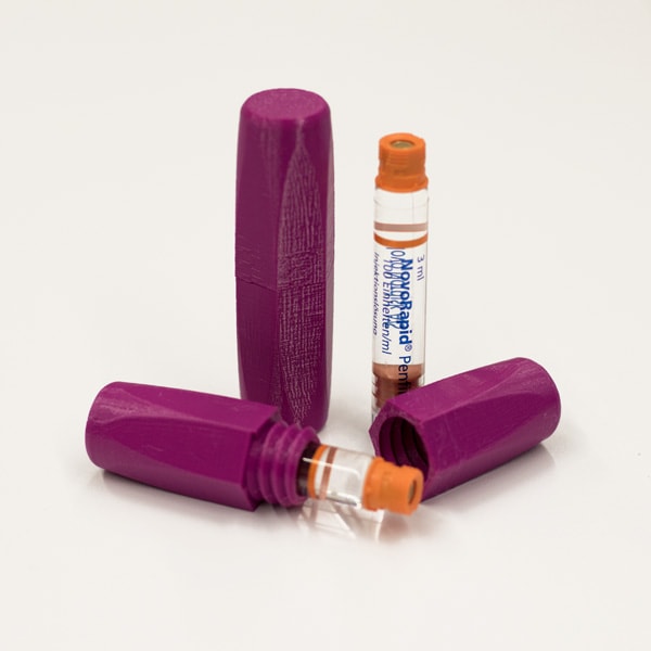 Schutzhülle für Insulinpatronen Lila Pink