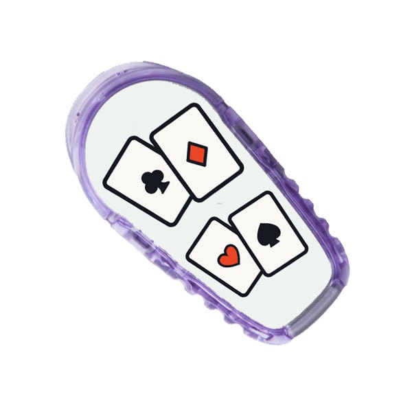 Dexcom G6 Transmitter Sticker Aufkleber Poker Karten