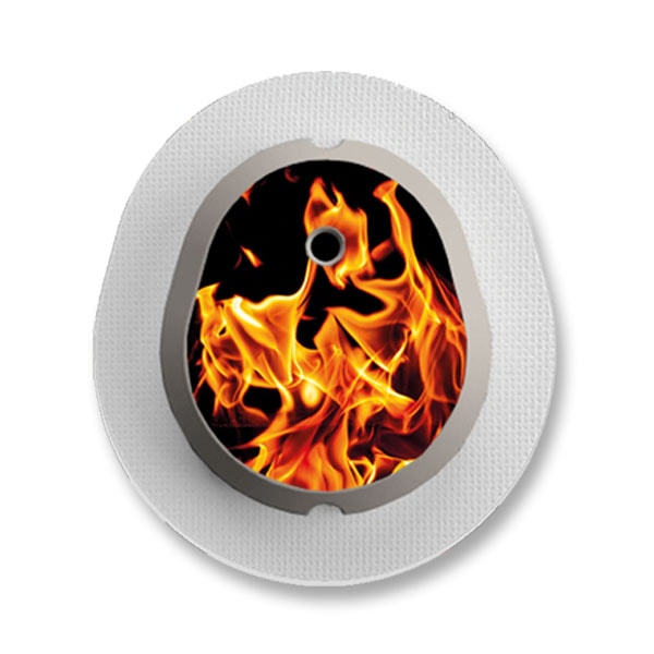 Dexcom G7 Sticker Flammen
