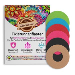 Freestyle Libre 3 Fixierpflaster Tapes - mix bunt