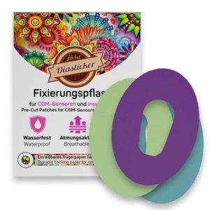 Omnipod Fixierpflaster Fixierung Tapes - bunt mix