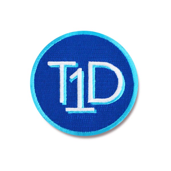 Diabetes-Patch Klebepatch Stickerei für Diabetiker T1D