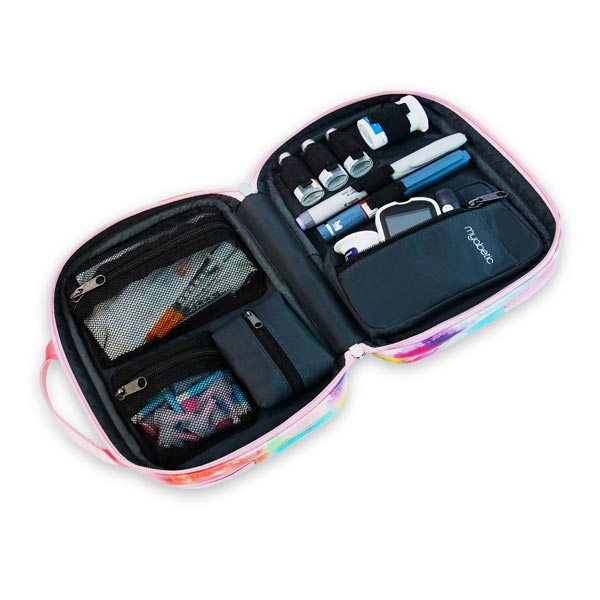 Thompson Diabetes Travel Carry-all Myabetic Rainbow Watercolor offen